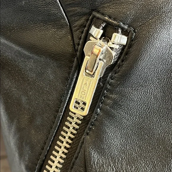 3.1 Phillip Lim black leather sweater jacket - Picture 4 of 9